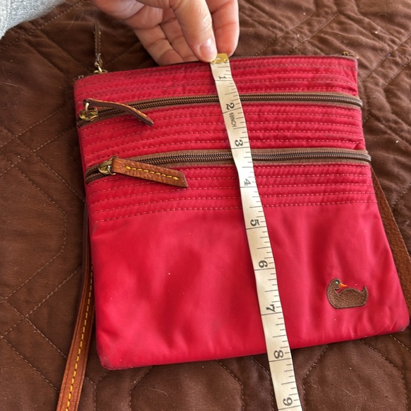 Vintage Dooney and Bourke red crossbody. - Picture 15 of 16